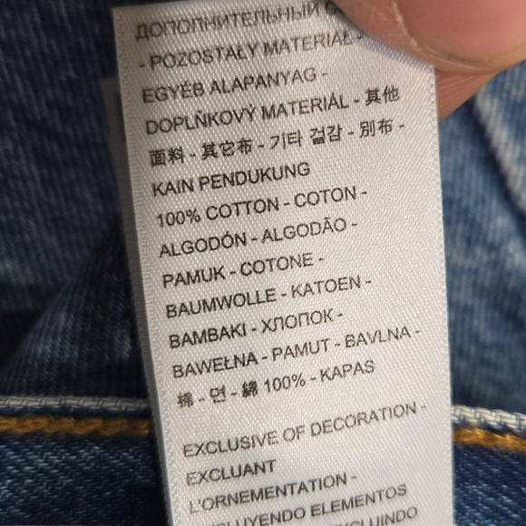 Levi's 501 Medium Wash 150th Anniversary High Rise Straight Leg Jeans Size 30 - Picture 6 of 12